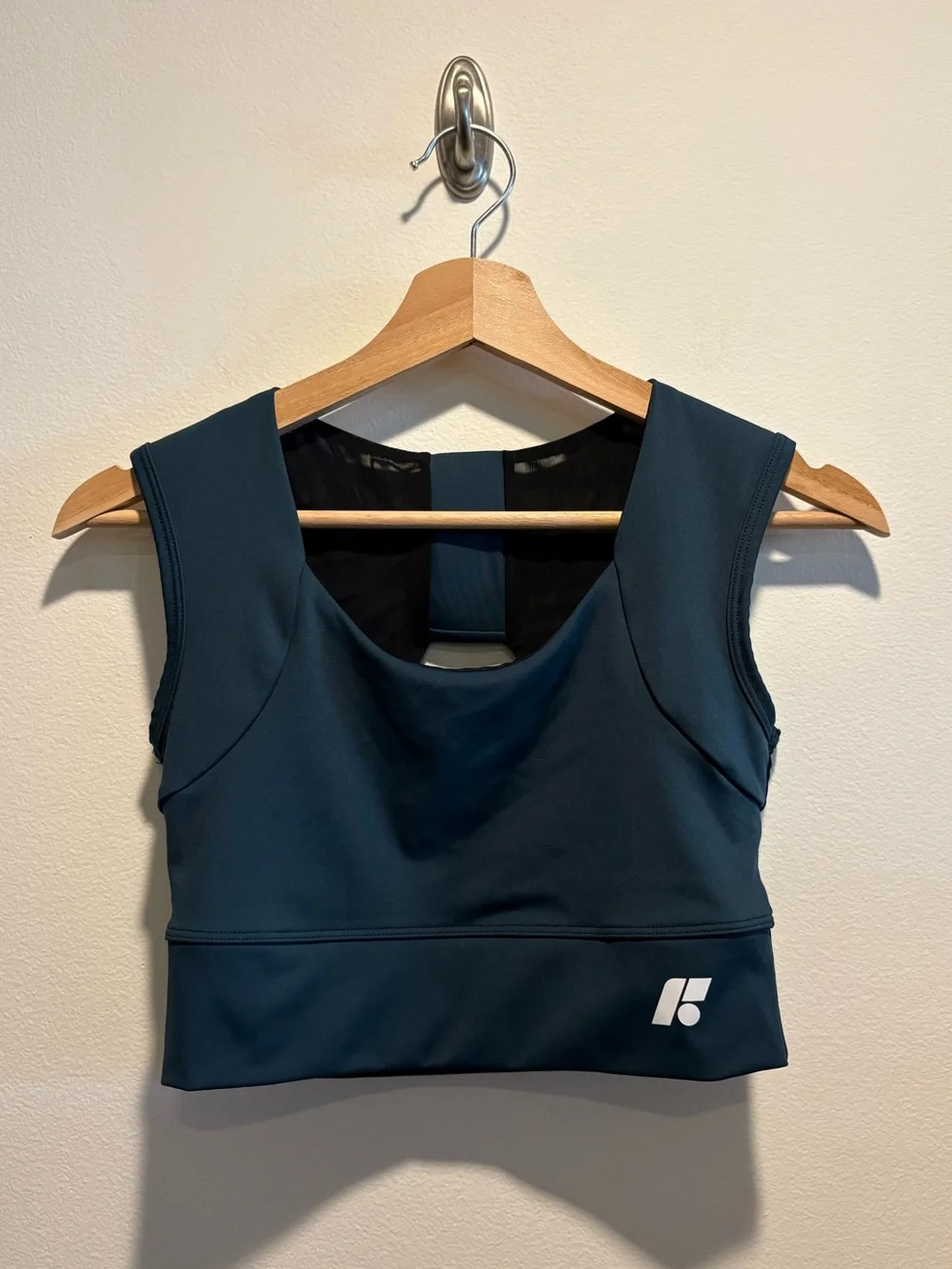 Forme || Power Bra in Jade Posture Support Sports Bra Teal Green Large